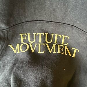 Nike Mens Future Movement Black and Gold Hoodie